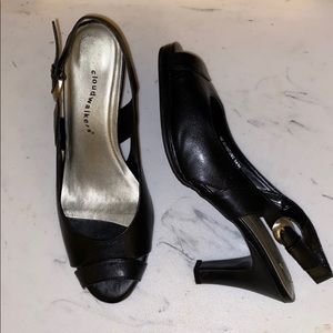 Cloudwalkers Size 11W Black Slingback Pump